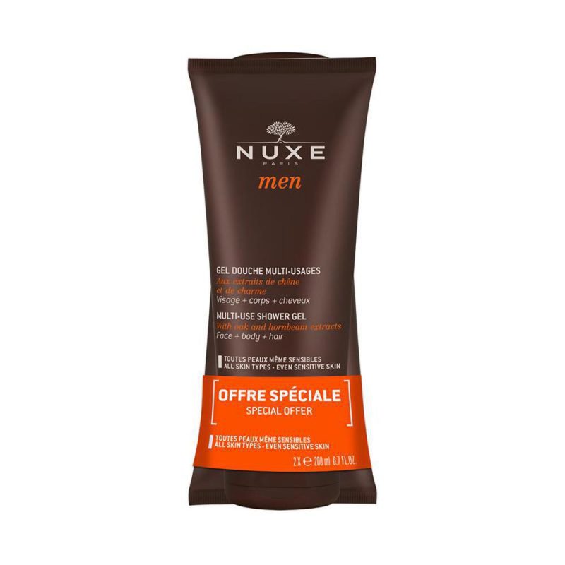 Nuxe men gel doccia 2x200ml