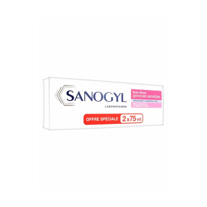 Sanogyl rose 1500-gengive sensib 2x75ml