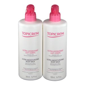 Topicrem uh lait corporel 2x500ml