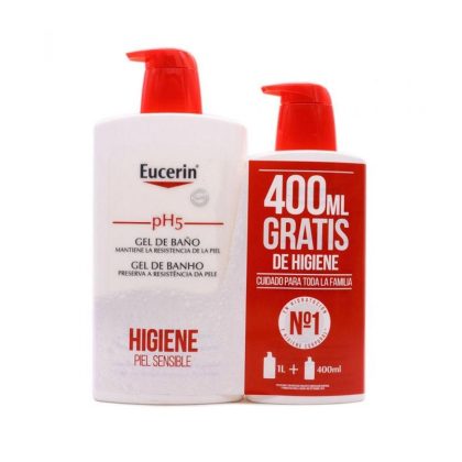 Eucerin ph5 gel doccia 1000ml + ricarica di 400ml