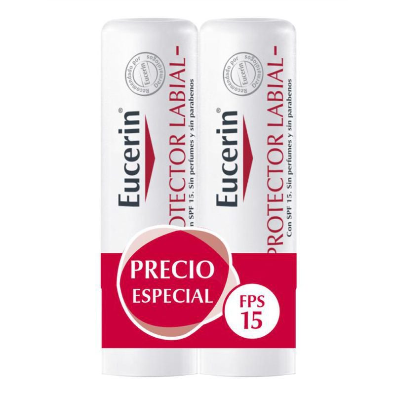 Eucerin protezione solare labbra spf15 due prodotti