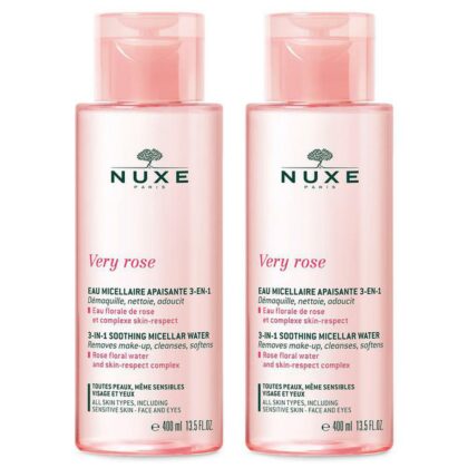 Nuxe very rose acqua micellare calm 2x400ml