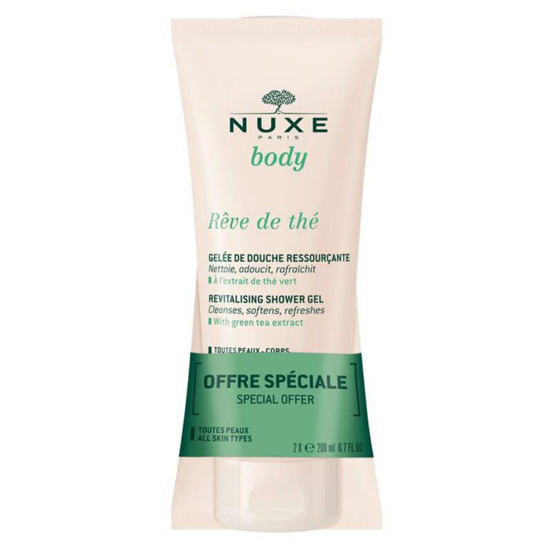 Nuxe body reve de the gel doccia 2x200ml