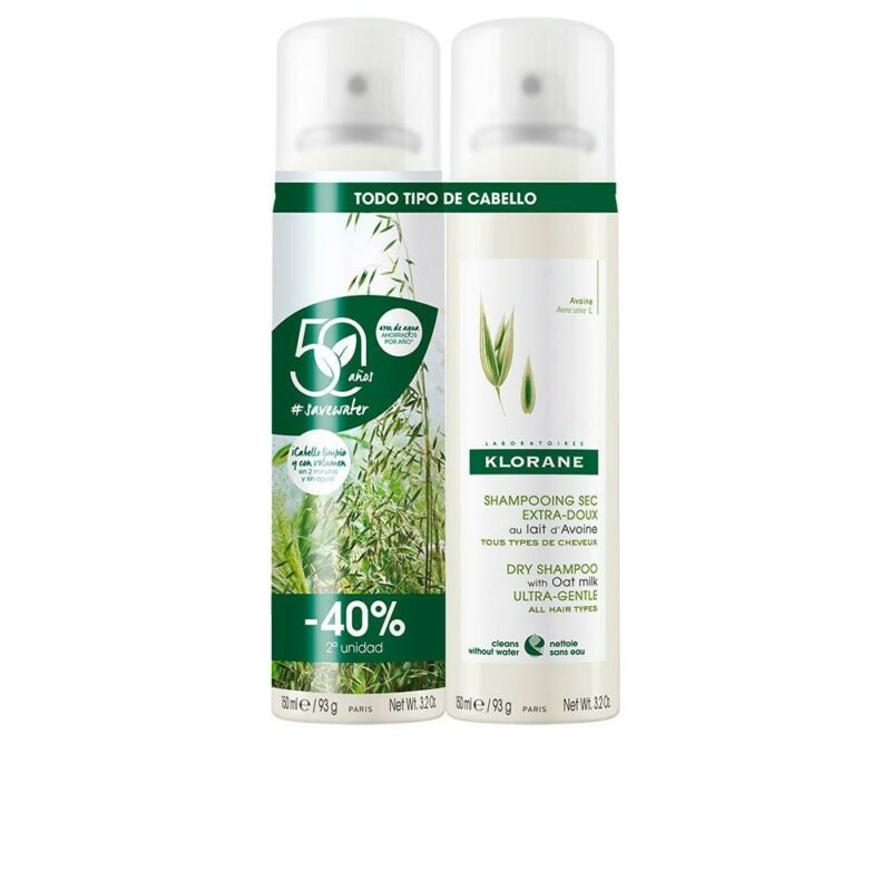 Klorane shampoo secco avena 2x150ml