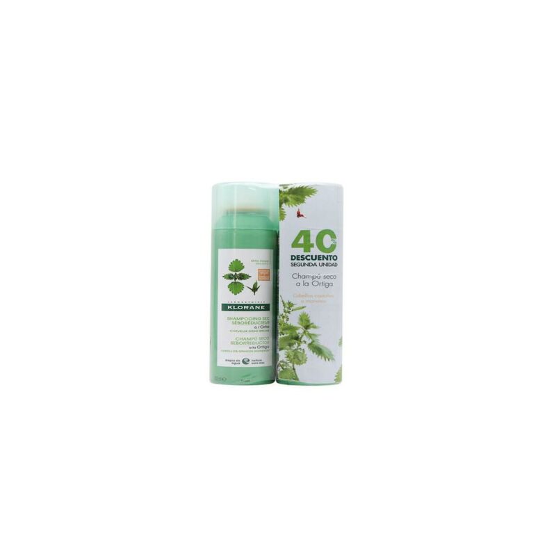 Klorane shampoo secco ortica color 2x150ml