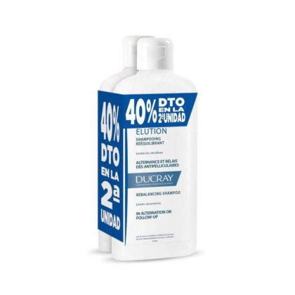 Ducray elution shampoo 2x400ml