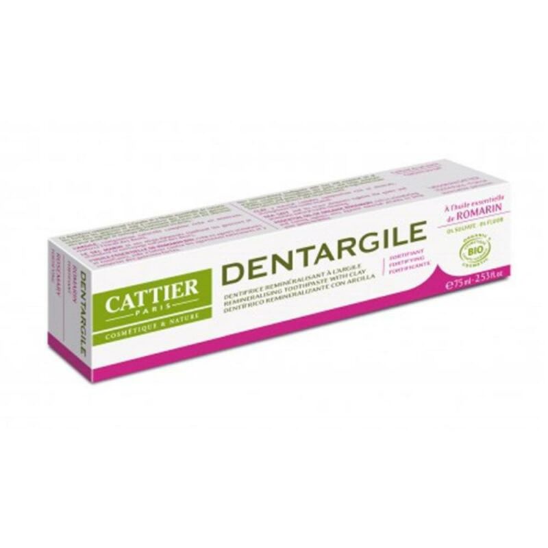 Cattier dentifrico dentargile romero 75m