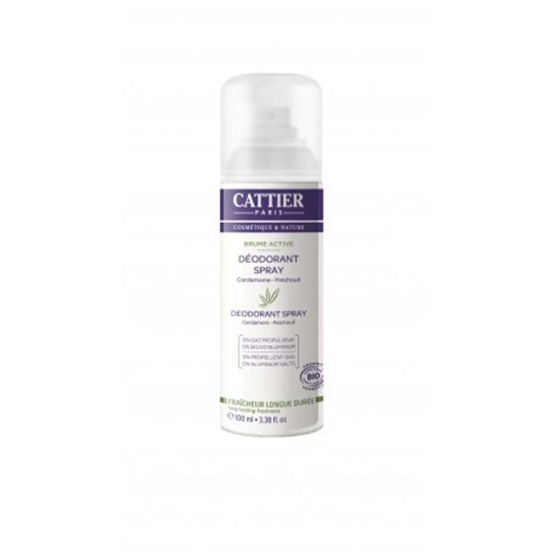 Cattier deodorante spray active 100ml