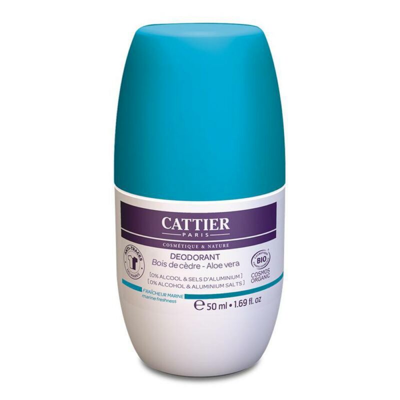 Cattier deodorante roll-on marino 50ml