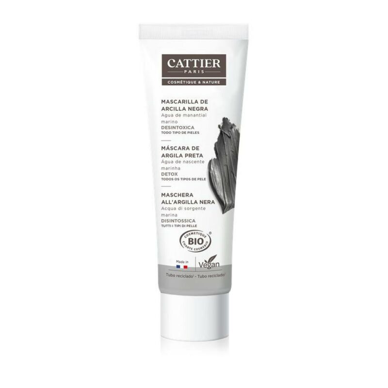 Cattier maschera argilla nera 100ml