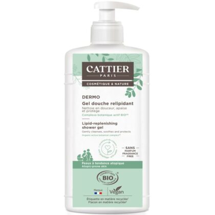 Cattier dermo gel doccia ricostitutente 500ml