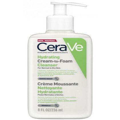 Cerave cr-mousse detergente idratante 236ml