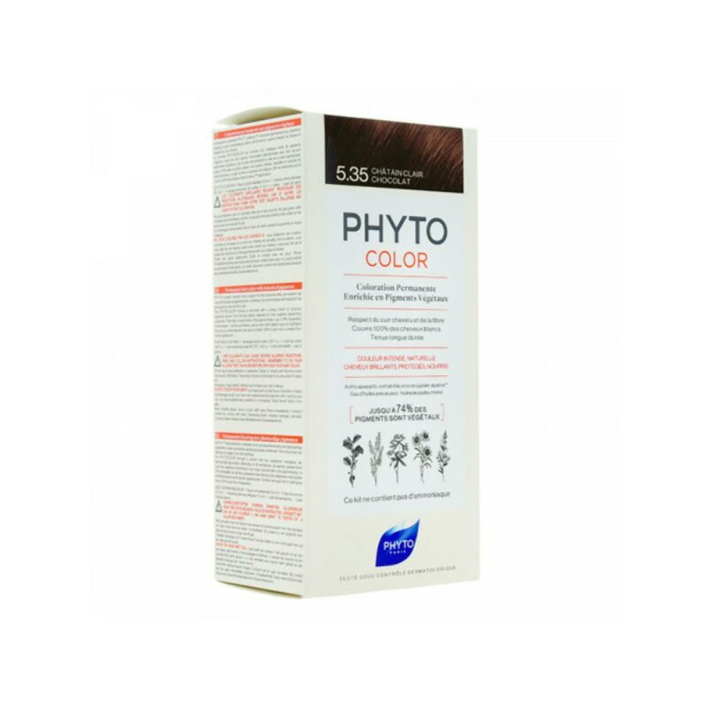 phyto color 535 castano chiaro dorato