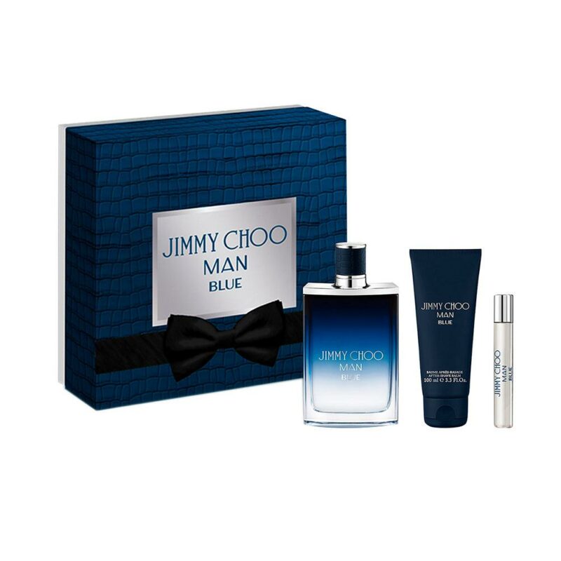 Jimmy choo man blue eau toilette 100ml+ gel doccia 100ml+miniatura