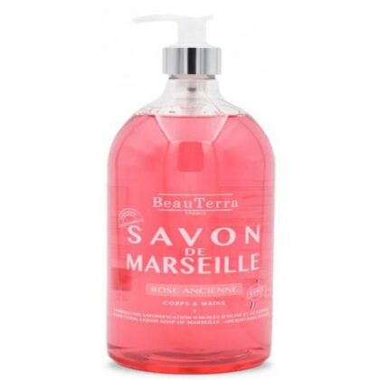 Beauterra sapone di marsiglia rosa 1l