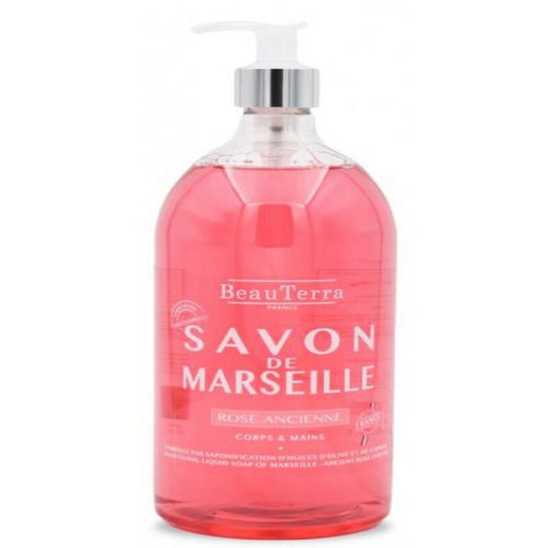 Beauterra sapone di marsiglia rosa 1l