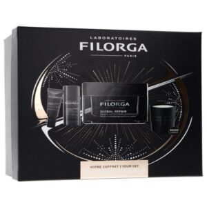 Filorga global-repair baume 50ml + filorga global-repair eye&lips 4ml + global-repair essence + candela regalo