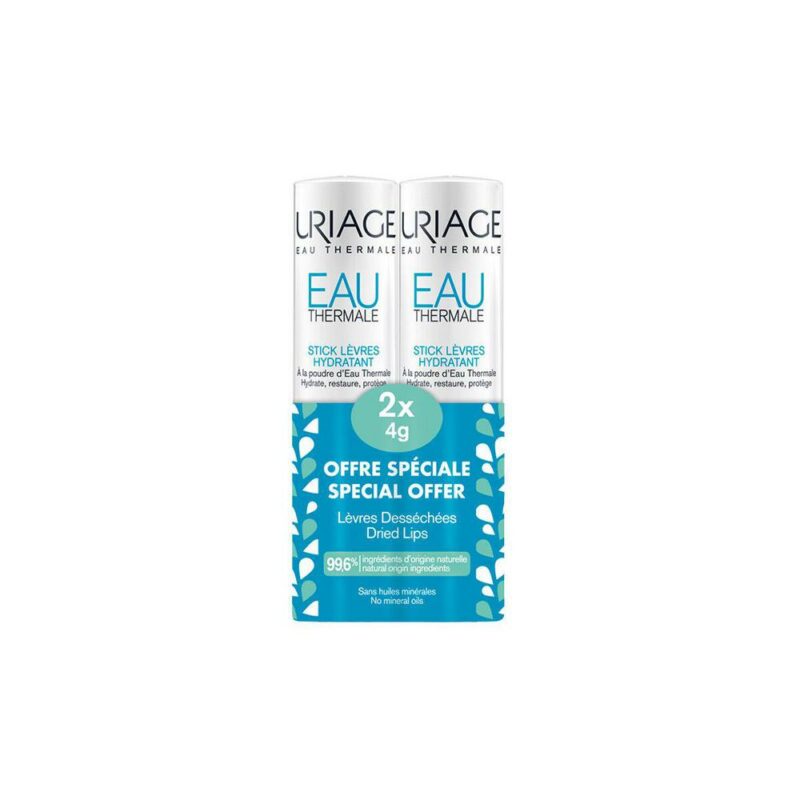 Uriage eau thermal stick a levres duo