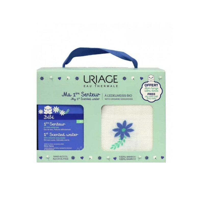 Uriage baby 1er eau nettoyante 1l + crema cambio 100ml