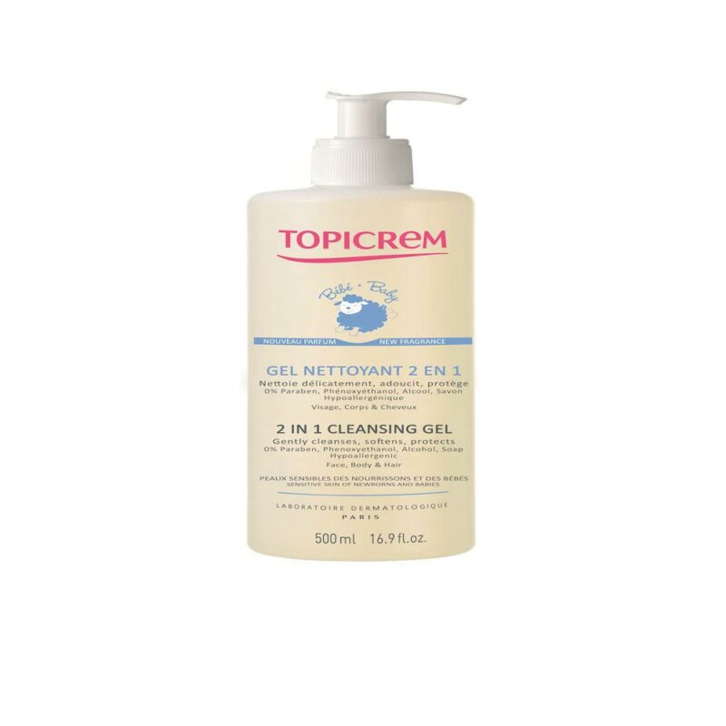 Topicrem baby gel detergente 2in1 500ml