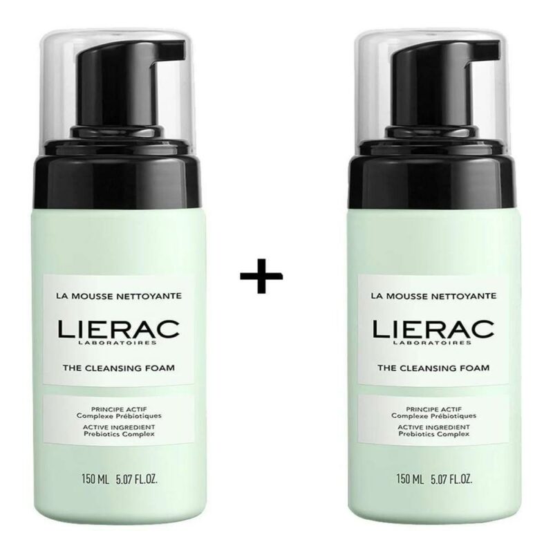 Lierac schiuma detergente 2x150ml