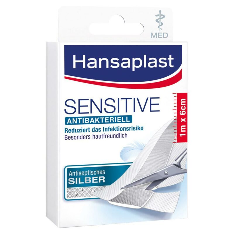 Hansaplast med sensitive cerotti 1×6 cm