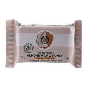 Body shop cleansing bar milk&honey 100g