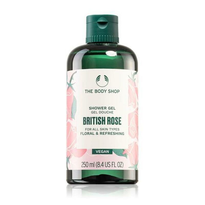 Body shop british rose shower gel 250ml