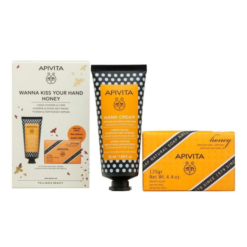 Apivita crema mani al miele + sapone naturale