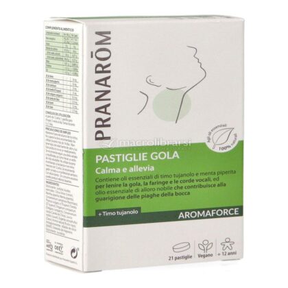 Pranarôm aromaforce pastiglie gola 21u