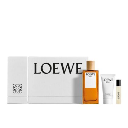 Loewe solo eau toilette 100ml + balsamo dopobarba 75ml +spray 10ml