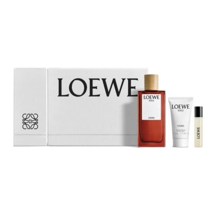 Loewe solo cedro eau toilette 100ml + balsamo dopobarba 50ml +spray 10ml