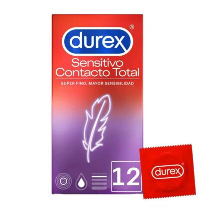 Durex sensitive contact total 12 unità