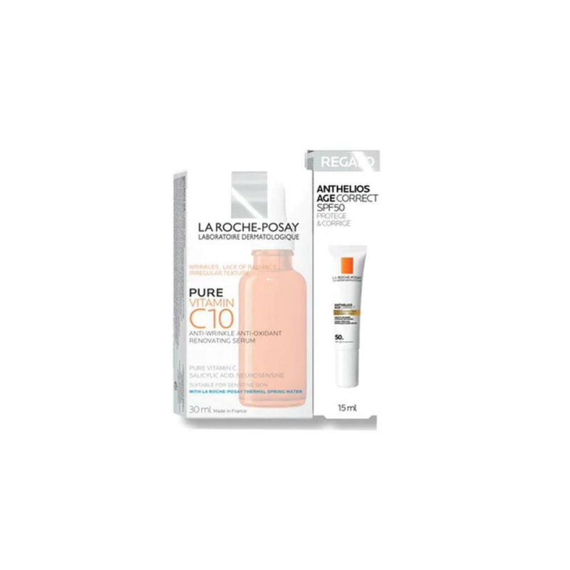 Roche pure vitamin c10 sr 30ml + mini age correttore 15ml