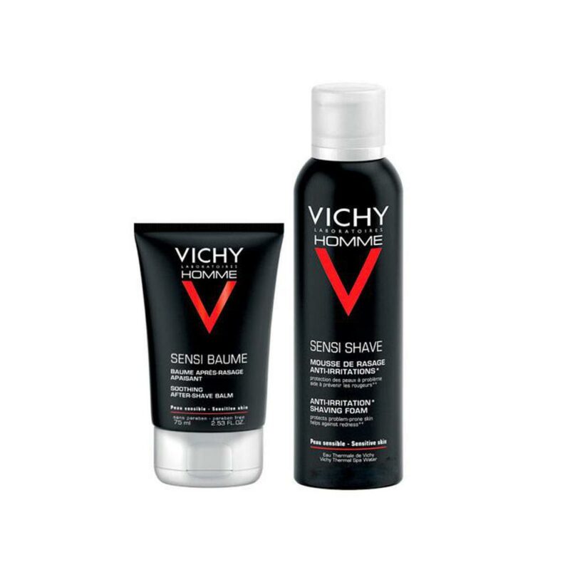 Vichy homme sensi baume after shave calmante 75ml + gel dopobarba 150ml